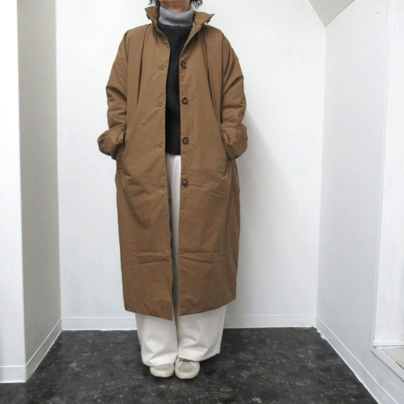 mao made 中綿ステンカラーコート /コヨーテ15